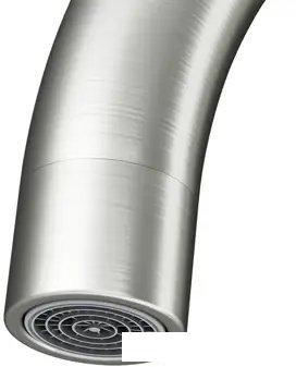 Кухонная мойка Saniteco 6550-L + Spike F9S07011 (сатин, с сифоном, дозатором и коландером)- фото2