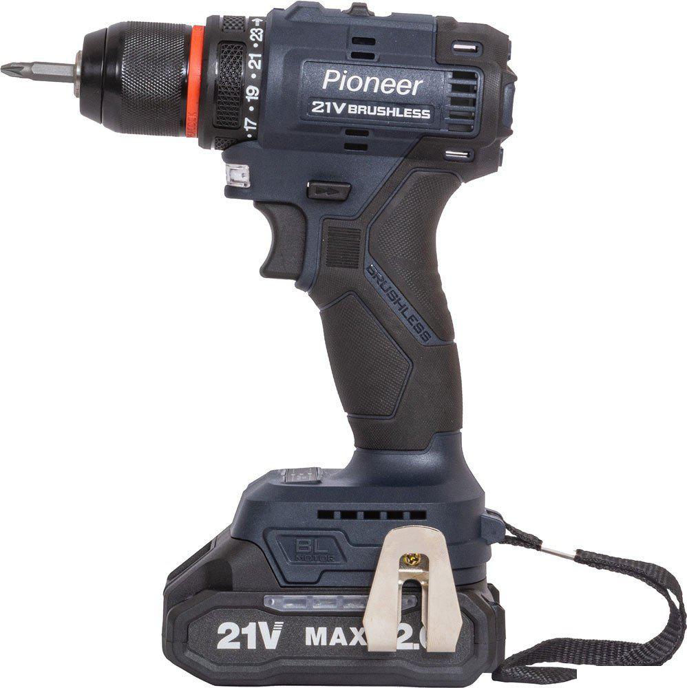 Дрель-шуруповерт Pioneer Tools CD-E2012BL-01C (с 1-им АКБ, кейс)- фото