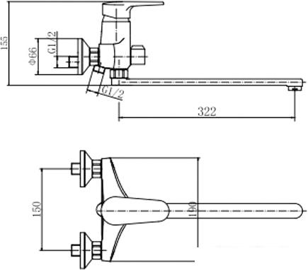 Смеситель Fashun A2256- фото2