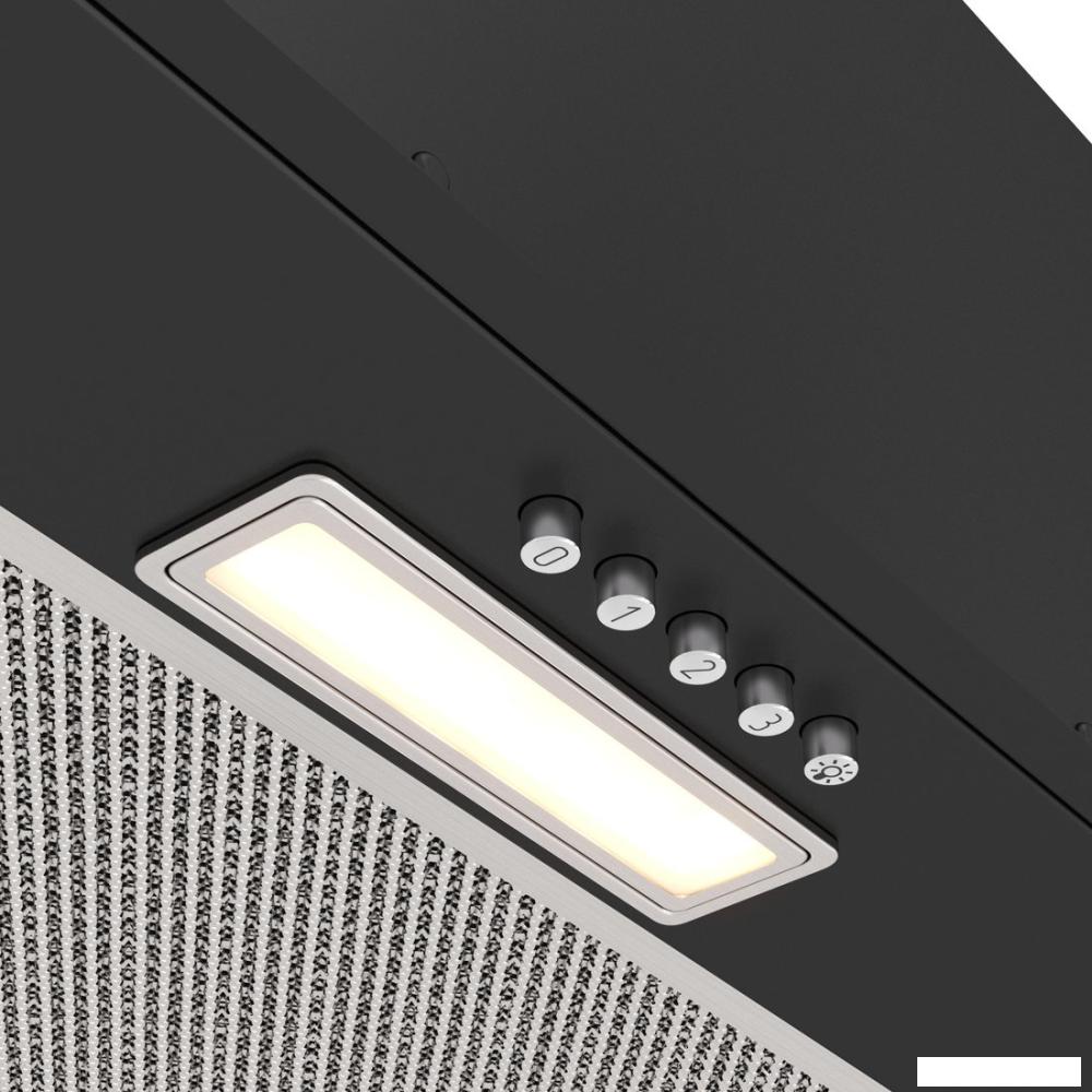 Кухонная вытяжка Elikor Cube Basic 60П-500-КЗД (черный)- фото2