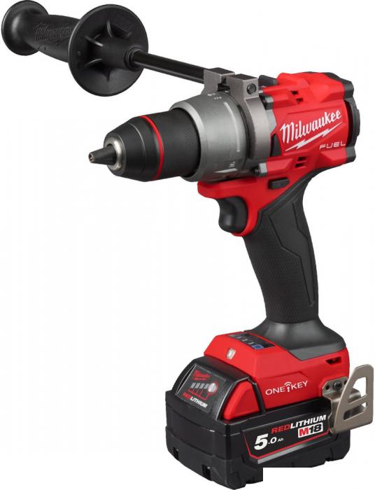 Ударная дрель-шуруповерт Milwaukee M18 ONEPD3-502X 4933492801 (с 2-мя АКБ, кейс)- фото4