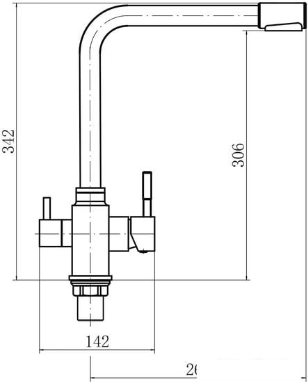 Смеситель Fashun A54309-7- фото2