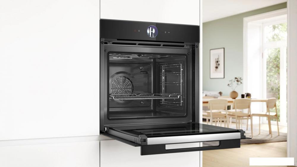 Электрический духовой шкаф Bosch Serie 8 HBG9763B1S- фото4