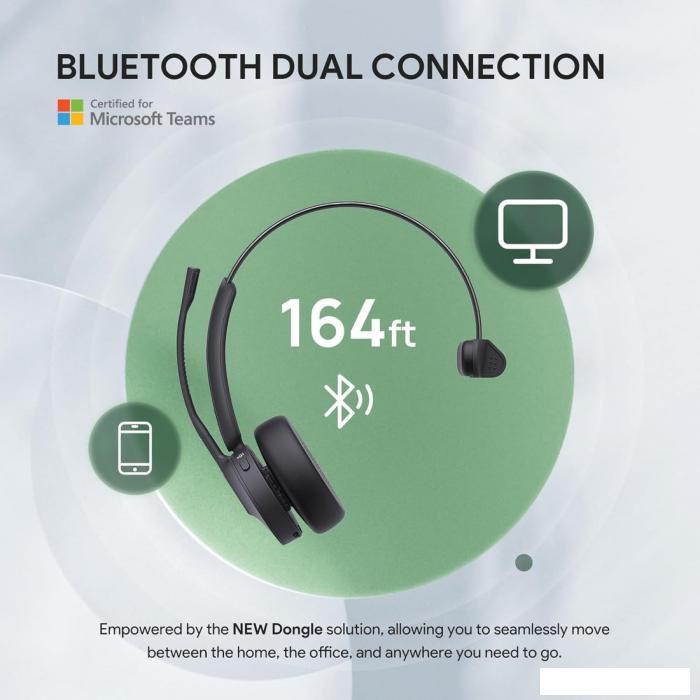 Офисная гарнитура Yealink BH70 Mono UC USB-A- фото3