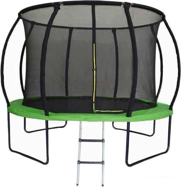 Батут Atlas Sport 312 см - 10ft Master (с лестницей, зеленый)- фото