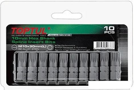 Набор бит Toptul FSFA1208G (10 предметов)