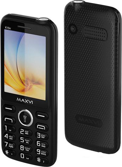 Мобильный телефон Maxvi K15n (черный)- фото2