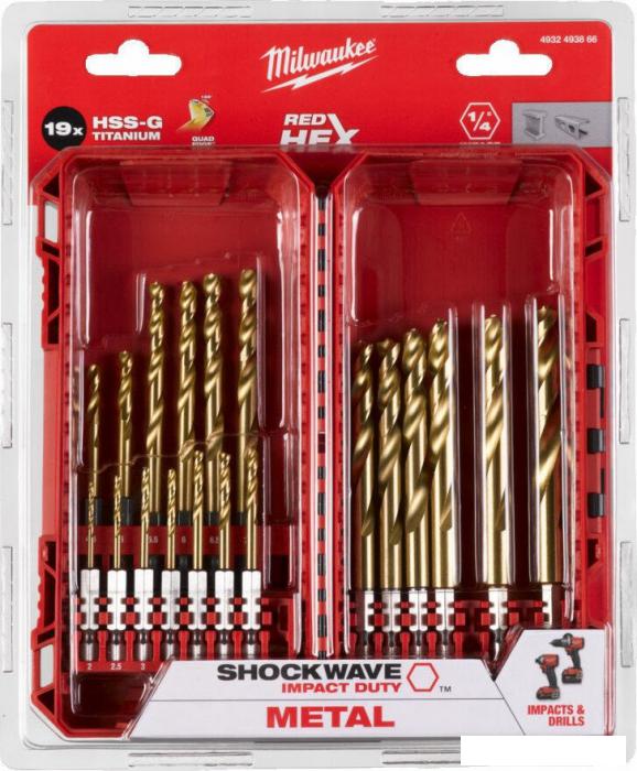 Набор сверл Milwaukee Shockwave 4932493866- фото3