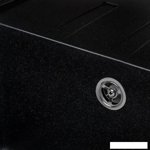 Кухонная мойка Saniteco Rosa (оникс с сифоном)- фото4