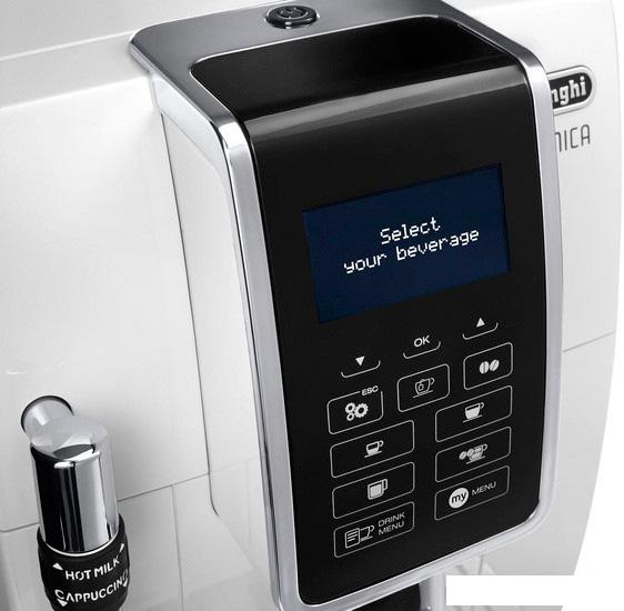 Эспрессо кофемашина DeLonghi Dinamica ECAM 350.35.W- фото3