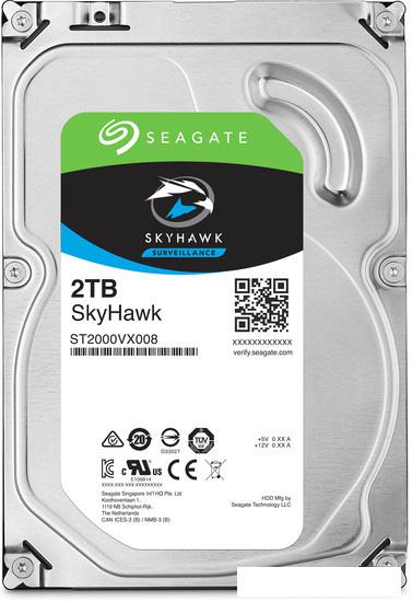 Жесткий диск Seagate Skyhawk 2TB [ST2000VX008]