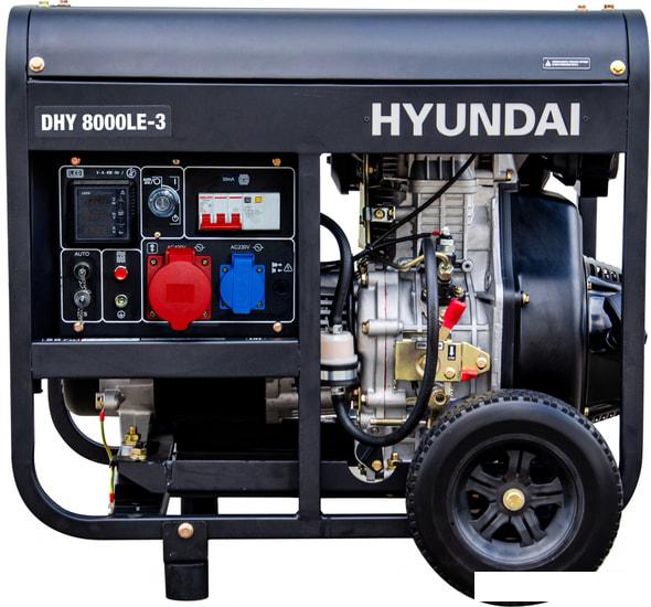 Дизельный генератор Hyundai DHY 8000LE-3- фото3