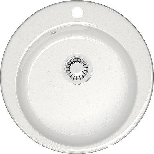 Кухонная мойка MARRBAXX Карельский камень модель 30/G31 (белый)- фото