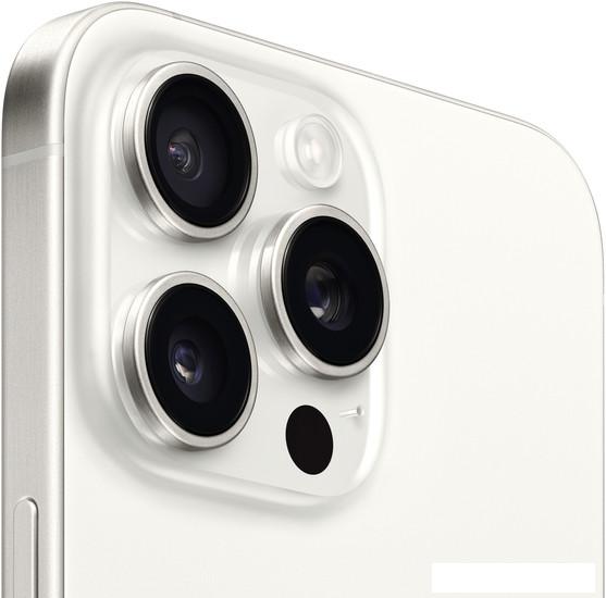 Смартфон Apple iPhone 15 Pro Max 1TB (белый титан)- фото4