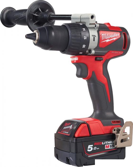 Ударная дрель-шуруповерт Milwaukee M18 BLPD2-502X 4933464517 (с 2-мя АКБ 5 Ач, кейс)- фото2