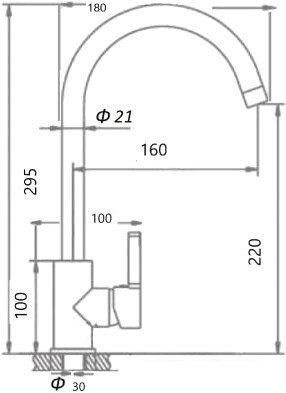 Смеситель Wisent WP40240- фото4