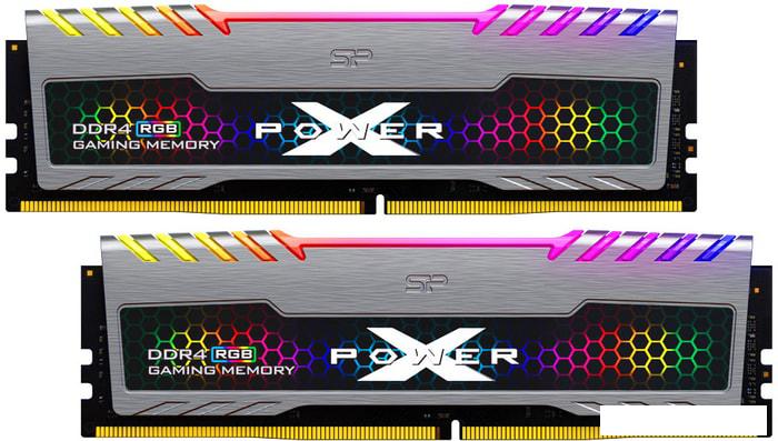 Оперативная память Silicon-Power XPower Turbine RGB 2x8GB DDR4 PC4-28800 SP016GXLZU360BDB- фото