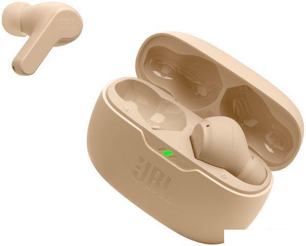 Наушники JBL Wave Beam (бежевый)- фото4