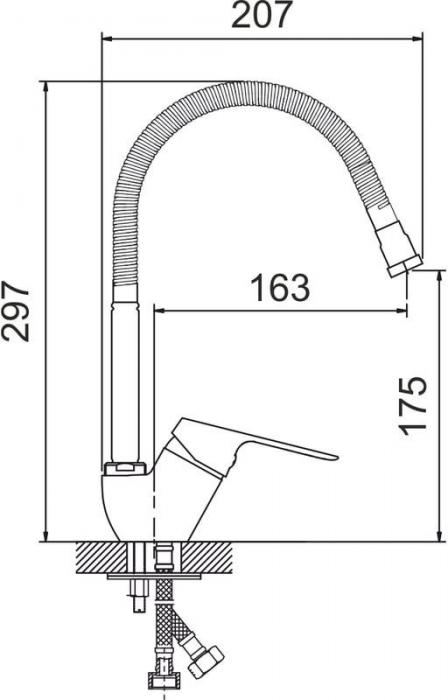Смеситель Gota Rocio Montserrat 141510-GOTA- фото2