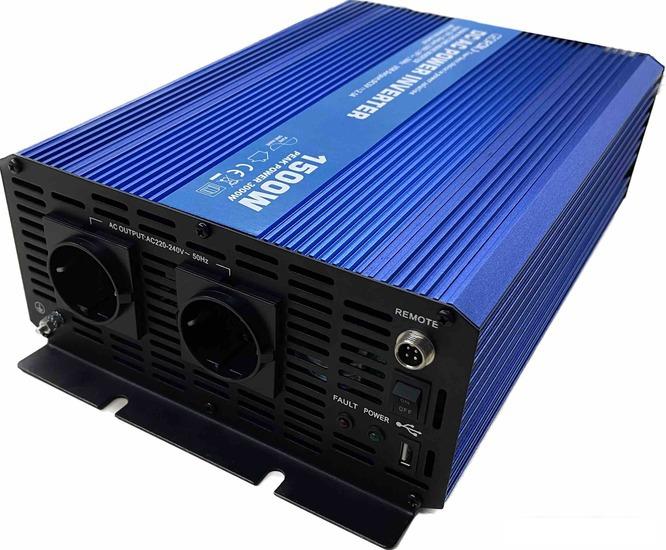 Автомобильный инвертор GEOFOX P 1500W-12V/RC- фото