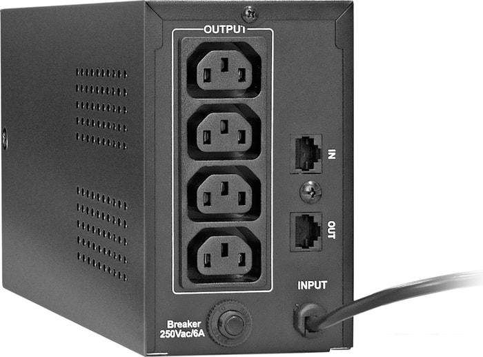 Источник бесперебойного питания ExeGate Power Back BNB-850.LED.AVR.C13.RJ- фото2