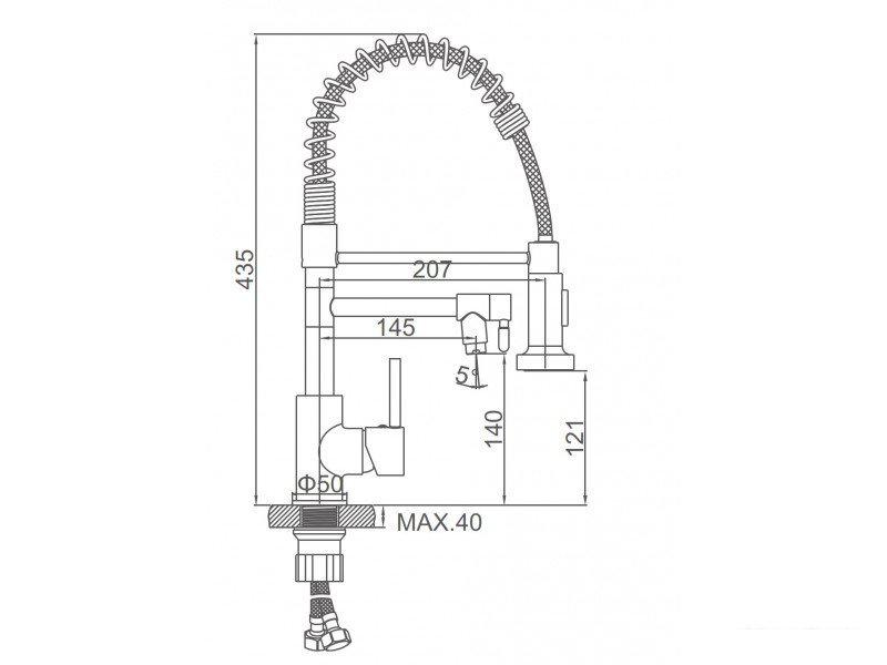 Смеситель Ledeme L4799- фото2
