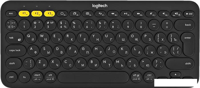 Клавиатура Logitech Multi-Device K380 Dark Grey Bluetooth [920-007584]- фото