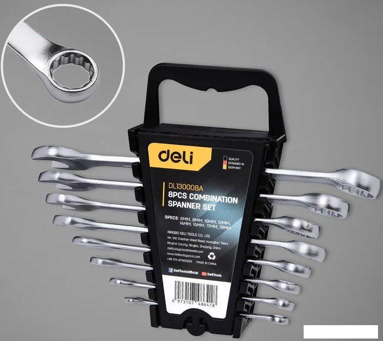 Набор ключей Deli DL130008A (8 предметов)- фото