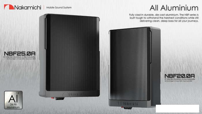 Корпусной активный сабвуфер Nakamichi NBF25.0A- фото4