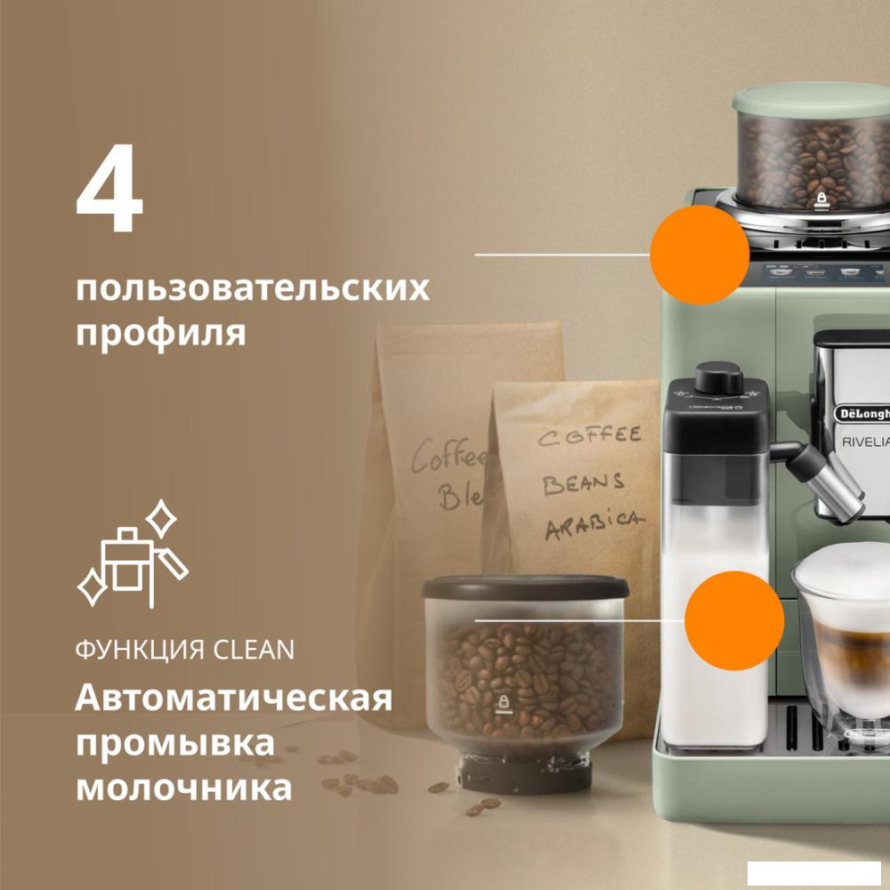Кофемашина DeLonghi Rivelia EXAM441.55.GR- фото3