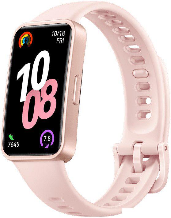 Фитнес-браслет Huawei Band 10 (розовый, международная версия)- фото