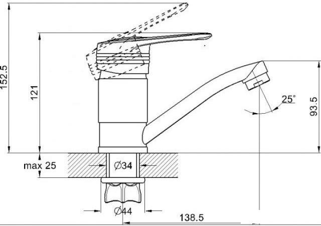 Смеситель Econoce EC0451- фото2
