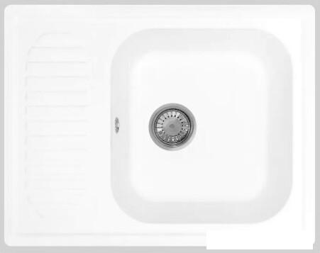 Кухонная мойка Granrus GR-645 (белый)- фото