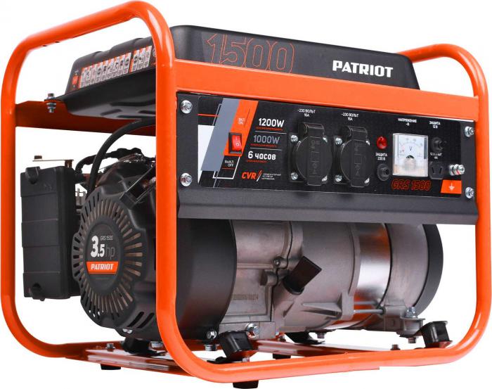 Бензиновый генератор Patriot GRS 1500- фото2