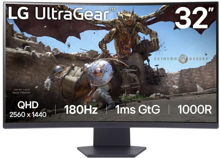 Игровой монитор LG UltraGear 32GS60QC-B- фото
