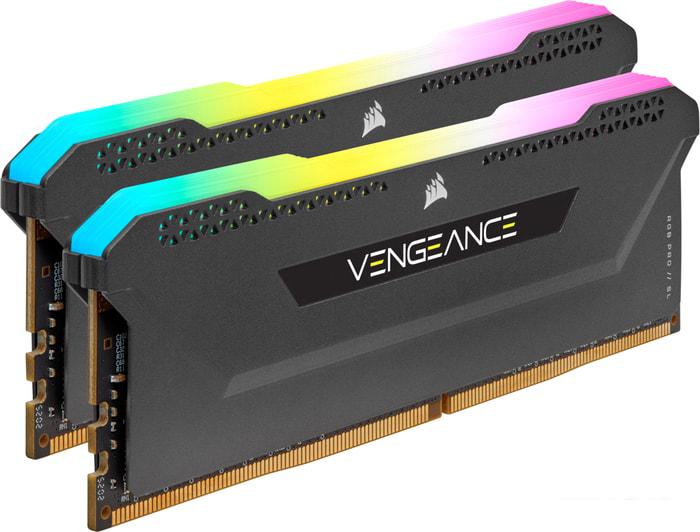 Оперативная память Corsair Vengeance RGB PRO SL 2x8GB DDR4 PC4-28800 CMH16GX4M2D3600C18- фото3