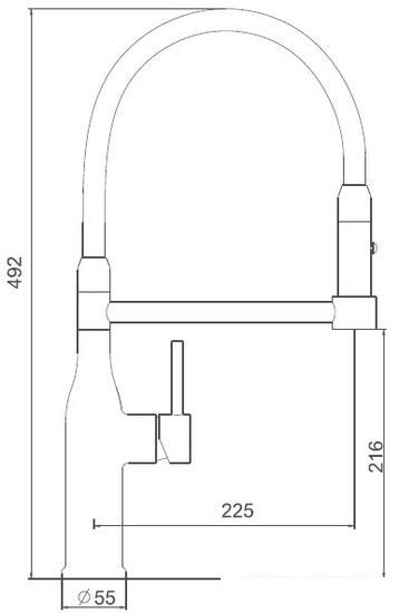 Смеситель Gappo G4398-51- фото2