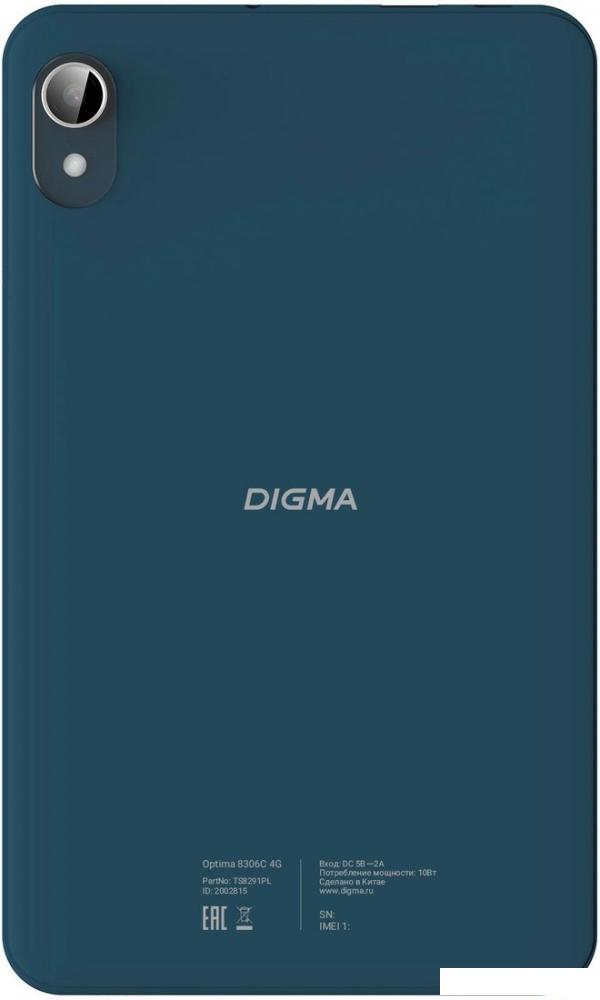 Планшет Digma Optima 8306C 4G 4GB/64GB (синий)- фото4