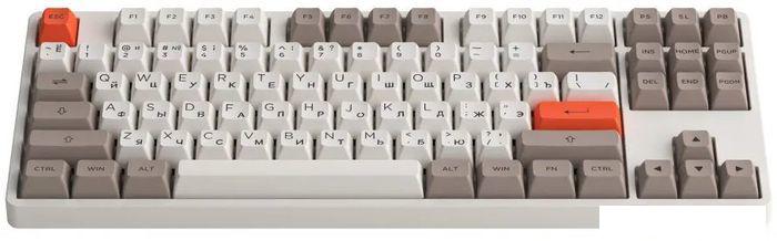 Клавиатура Akko 5087S White (Akko Cream Yellow V3)- фото3