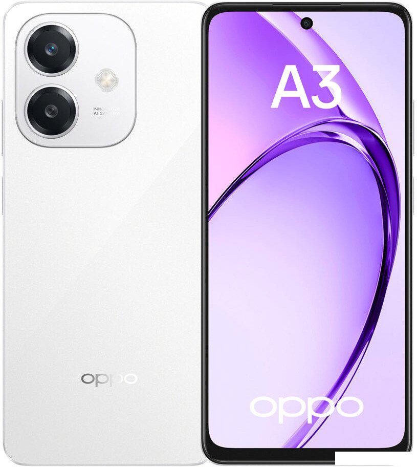 Смартфон Oppo A3 CPH2669 6GB/256GB международная версия (белый)- фото