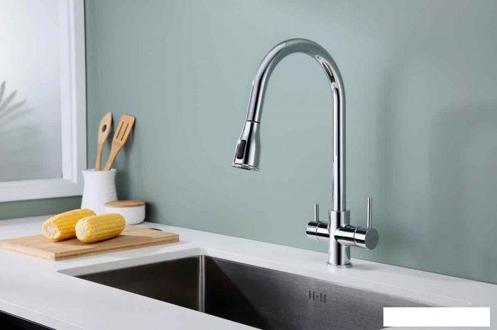 Смеситель Paulmark Lange La214212-NI (никель)- фото2