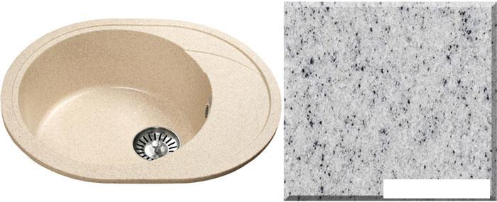 Кухонная мойка Ulgran U-403 (серый)- фото