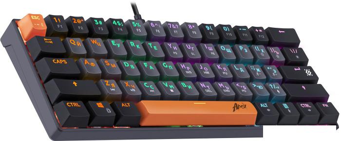 Клавиатура Defender Apex GK-002 (серый/черный)- фото2