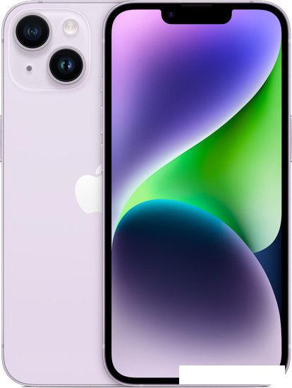 Смартфон Apple iPhone 14 256GB (фиолетовый)- фото