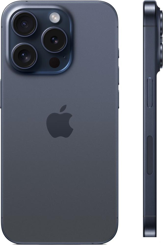 Смартфон Apple iPhone 15 Pro Dual SIM 1TB (синий титан)- фото2