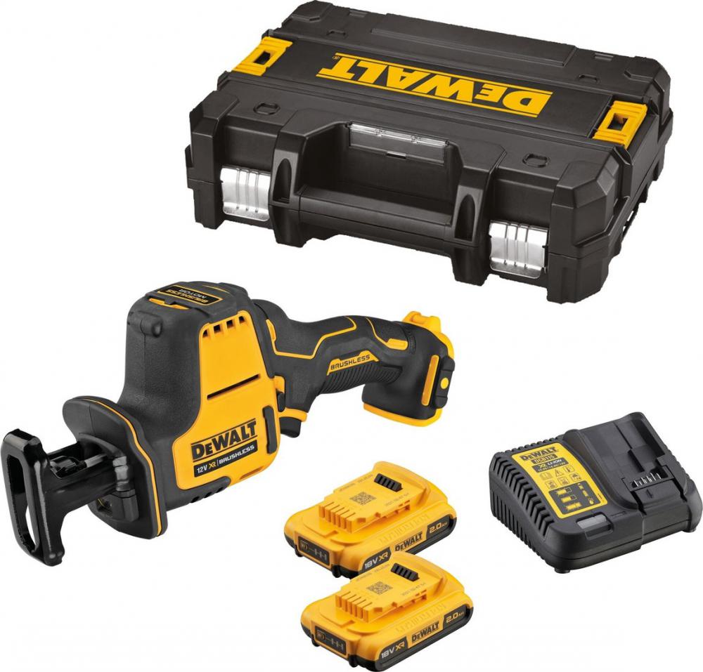 Сабельная пила DeWalt DCS312D2 (с 2-мя АКБ, кейс)- фото