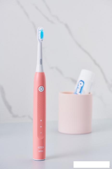 Электрическая зубная щетка Oral-B Pulsonic Slim Clean 2000 (розовый)- фото4