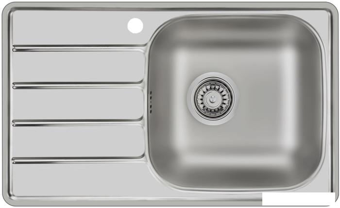 Кухонная мойка Ukinox Гранд GRM780.480-GT6K 1R (с сифоном S701 )- фото