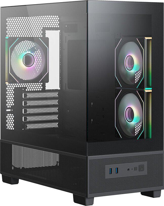 Корпус XASTRA Q500M 3ARGB-C10 (черный)