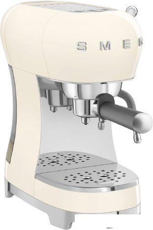 Рожковая кофеварка Smeg ECF02CREU- фото